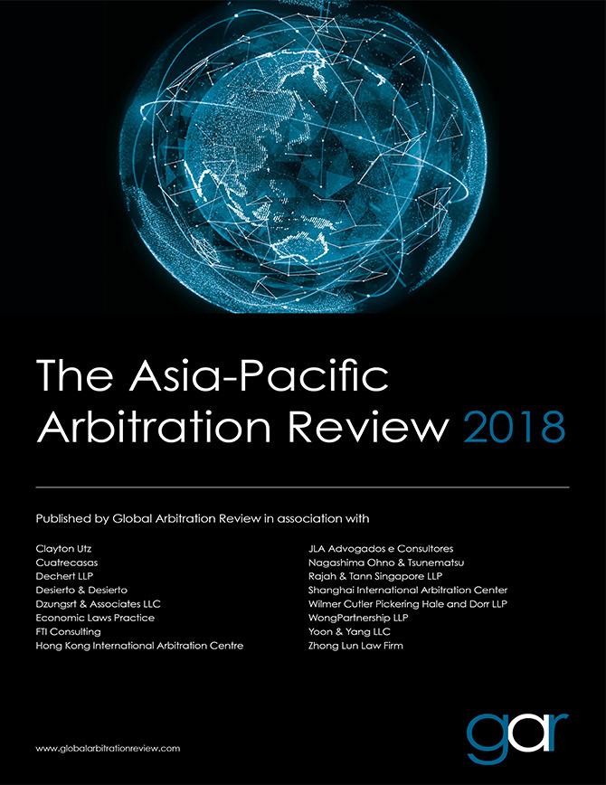The Asia-Pacific Arbitration Review 2018